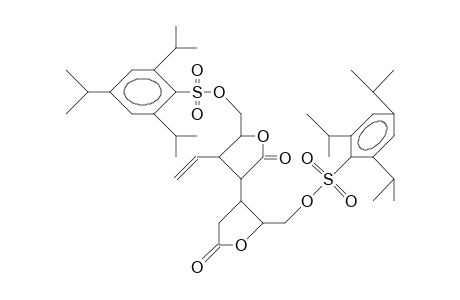 4,4'-Bis(2,4,6-triisopropyl-benzenesulfonyloxy-methyl)-3-vinyl-2-(.gamma.-butyrolacton-3-yl).gamma.-butyrolactone