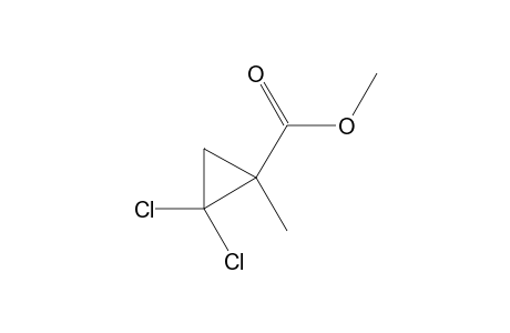 2,2-dichloro-1-methylcyclopropanecarboxylic acid, methyl ester
