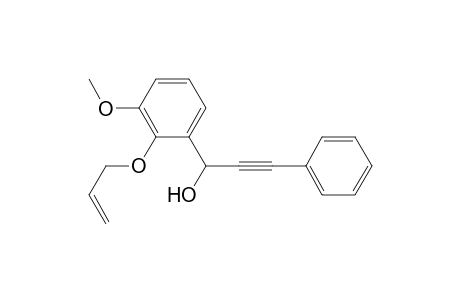 1-(2-Allyloxy-3-methoxyphenyl)-3-phenylprop-2-yn-1-ol