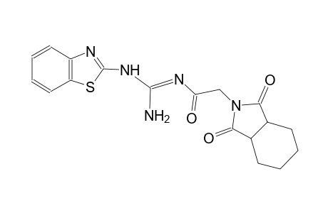 N-(1,3-benzothiazol-2-yl)-N''-[(E)-2-(1,3-dioxooctahydro-2H-isoindol-2-yl)ethanoyl]guanidine