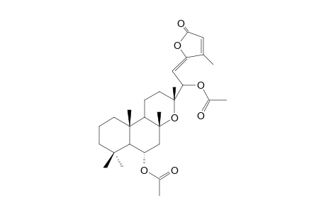 6-ALPHA,14-DIACETOXYMANOYLOXIDE-15,17-DIEN-15(E)-16,19-OLIDE