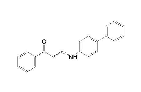 3-(4-biphenylylamino)acrylophenone