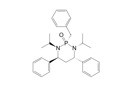 (RS)-(4L,6L)-2-BENZYL-1,3-BIS-(1-METHYLETHYL)-4,6-DIPHENYL-1,3,2-DIAZAPHOSPHORINANE-2-OXIDE