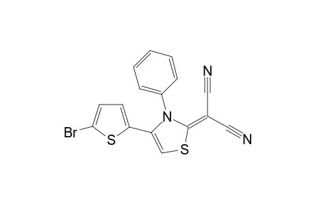 2-(4-(5-Bromothiophen-2-yl)-3-phenylthiazol-2(3H)-ylidene)-malononitrile