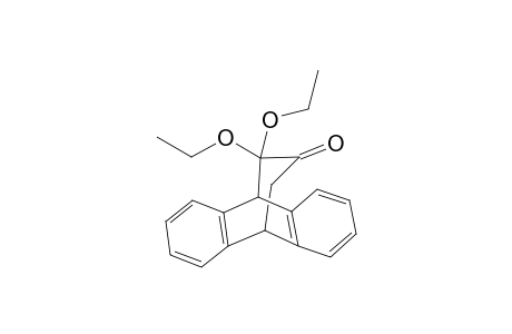 11,11-Diethoxy-9,10-dihydro-9,10-propanoanthracen-12-one