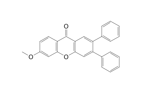 6-Methoxy-2,3-diphenyl-9H-xanthen-9-one