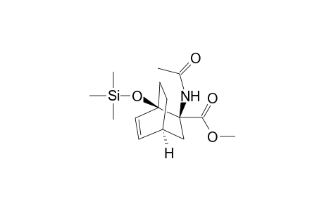 Methyl (1RS,2SR,4SR)-2-acetylamino-1-trimethylsilyloxybicyclo[2.2.2]oct-5-ene-2-carboxylate