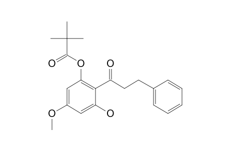 2',6'-Dihydroxy 4'-methoxydihydrochalcone, trimethylacetate