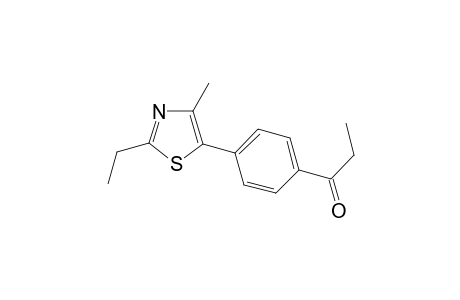 1-(4-(2-Ethyl-4-methylthiazol-5-yl)phenyl)propan-1-one