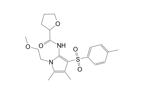 2-furancarboxamide, tetrahydro-N-[1-(2-methoxyethyl)-4,5-dimethyl-3-[(4-methylphenyl)sulfonyl]-1H-pyrrol-2-yl]-