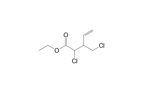 2-Chloro-3-(chloromethyl)-4-pentenoic acid, ethyl ester