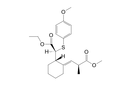 (2S,3E)-3-[(2S)-2-[(1S)-2-ethoxy-1-[(4-methoxyphenyl)thio]-2-oxoethyl]cyclohexylidene]-2-methylpropanoic acid methyl ester