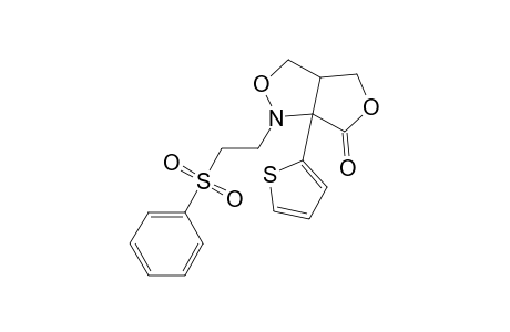 1-(2'-Thienyl)-2-(2'-phenylsulfonylethyl)-8-oxo-2-aza-3,7-dioxabicyclo[3.3.0]octane