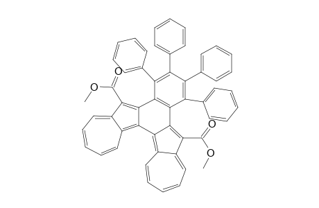 6,11-BIS-(METHOXYCARBONYL)-7,8,9,10-TETRAPHENYL-DIAZULENO-[2,1-A:1,2-C]-NAPHTHALENE