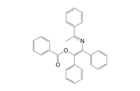 Benzenemethanol, .alpha.-[phenyl[(1-phenylethylidene)amino]methylene]-, benzoate (ester), (E,E)-