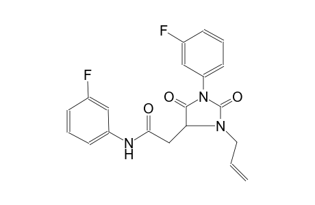 4-imidazolidineacetamide, N,1-bis(3-fluorophenyl)-2,5-dioxo-3-(2-propenyl)-