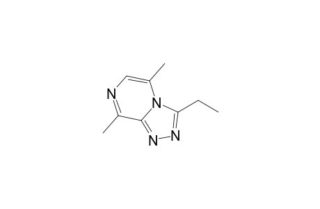 s-Triazolo[4,3-a]pyrazine, 3-ethyl-5,8-dimethyl-