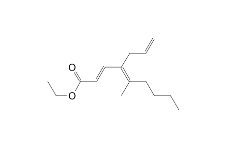 Ethyl (2E,4E)-5-methyl-4-(2'-propenyl)-2,4-nonadienoate