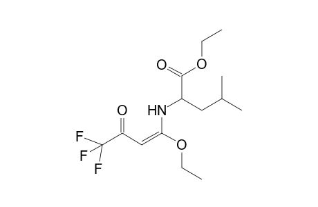 (E)-4-Ethoxy-1,1,1-trifluoro-4-[ethyl(L)leucinate]but-3-en-2-one