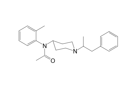 N-2-Methylphenyl-N-[1-(1-phenylpropan-2-yl)piperidin-4-yl]acetamide