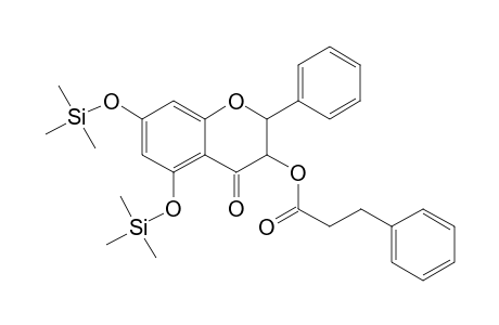 Pinobanksin 3-hydrocinnamate, di-TMS