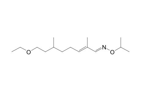 8-Ethoxy-1-(isopropoxyimino)-2,6-dimethyl-2-octene