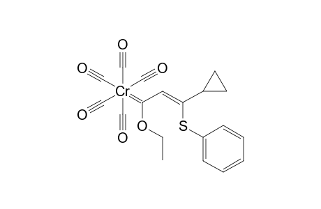 Pentacarbonyl [ (2E / 2Z )-1-ethoxy-3-cyclopropyl-3-(phenylthio)-2-propenylidene ] chromium