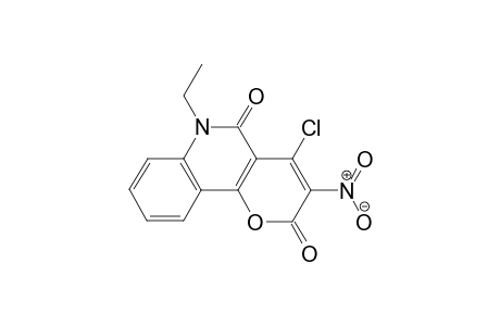4-Chloro-6-ethyl-3-nitropyrano[3,2-c]quinoline-2,5(6H)-dione