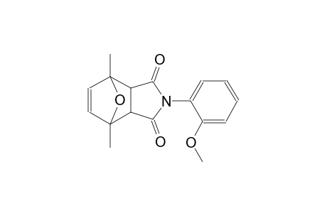 2-(2-methoxyphenyl)-4,7-dimethyl-3a,4,7,7a-tetrahydro-1H-4,7-epoxyisoindole-1,3(2H)-dione