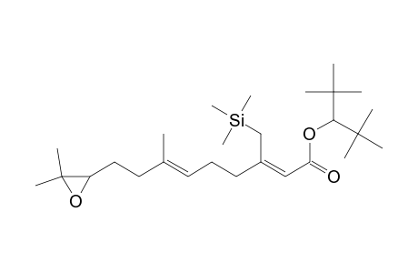 2,6-Nonadienoic acid, 9-(3,3-dimethyloxiranyl)-7-methyl-3-[(trimethylsilyl)methyl]-, 1-(1,1-dimethylethyl)-2,2-dimethylpropyl ester, (Z,E)-