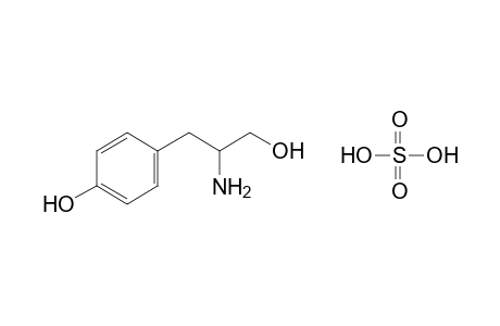 2-amino-3-(p-hydroxyphenyl)-1-propanol, sulfate(1:1)(salt)