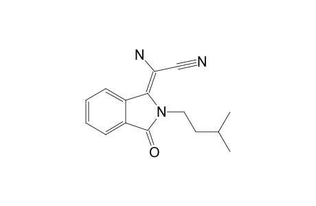 AMINO-[2-(3-METHYLBUTYL)-3-OXO-2,3-DIHYDRO-1H-ISOINDOL-1-YLIDENE]-ACETONITRILE;(E)-ISOMER