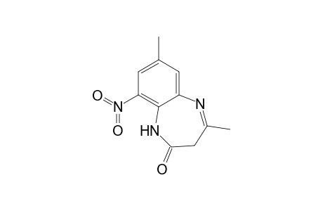 4,7-Dimethyl-9-nitro-1,3-dihydro-1,5-benzodiazepin-2-one