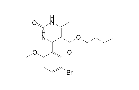 5-pyrimidinecarboxylic acid, 4-(5-bromo-2-methoxyphenyl)-1,2,3,4-tetrahydro-6-methyl-2-oxo-, butyl ester