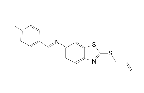 6-benzothiazolamine, N-[(E)-(4-iodophenyl)methylidene]-2-(2-propenylthio)-