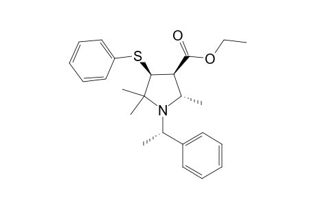 (3R,4R,5S,1'S)-ETHYL-2,2,5-TRIMETHYL-1-(1'-PHENYLETHYL)-3-PHENYLSULFANYL-PYRROLIDIN-4-CARBOXYLATE