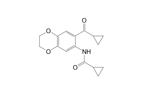 Cyclopropanecarboxamide, N-[7-(cyclopropylcarbonyl)-2,3-dihydro-1,4-benzodioxin-6-yl]-