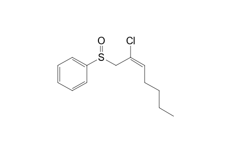 [(E)-2-chloranylhept-2-enyl]sulfinylbenzene