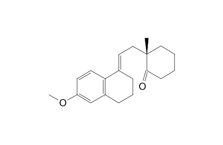 (S)-2-{2-[6-Methoxy-3,4-dihydro-2H-naphthalen-(1E)-ylidene]-ethyl}-2-methyl-cyclohexanone