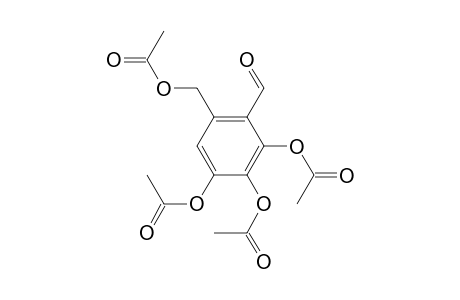 2,3,4-Triacetoxy-6-(acetoxymethyl)benzaldehyde
