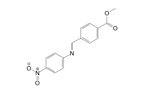 Methyl 4-{[(4-nitrophenyl)imino]methyl}benzoate
