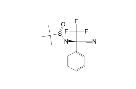 (S)-1,1,1-TRIFLUORO-2-(N-(R)-TERT.-BUTANESULFINYL)-AMINO-2-CYANO-4-PHENYL-ETHANE