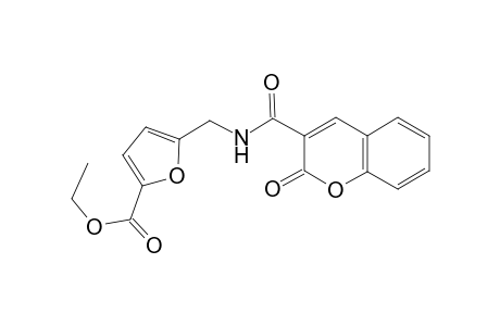 5-Pyrrol[(2-oxo-2H-chromene-3-carbonyl)amino]methylmorphofuran-2-carboxylic acid, ethyl ester