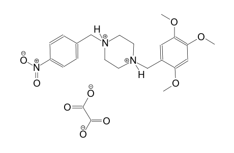 1-(4-nitrobenzyl)-4-(2,4,5-trimethoxybenzyl)piperazinediium oxalate