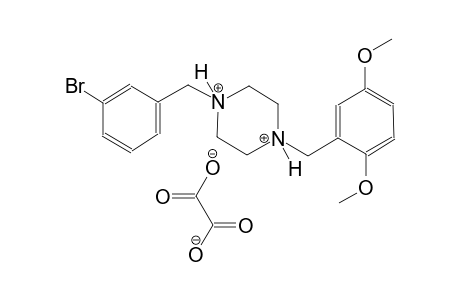 1-(3-bromobenzyl)-4-(2,5-dimethoxybenzyl)piperazinediium oxalate