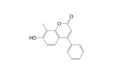 2H-1-benzopyran-2-one, 7-hydroxy-8-methyl-4-phenyl-