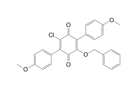 2-Benzoxy-5-chloro-3,6-bis(4-methoxyphenyl)-p-benzoquinone