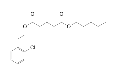 Glutaric acid, 2-(2-chlorophenyl)ethyl pentyl ester