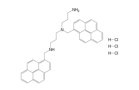 N-[(1-Pyrenyl)methyl]-N'-{[3'-(1"-pyrenyl)methylamino]propyl}-propane-1,3-diamine - trihydrochloride
