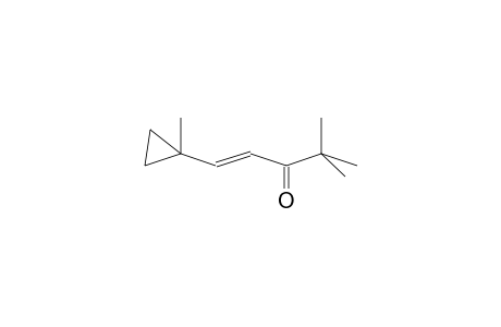 (E)-4,4-dimethyl-1-(1-methylcyclopropyl)-1-penten-3-one